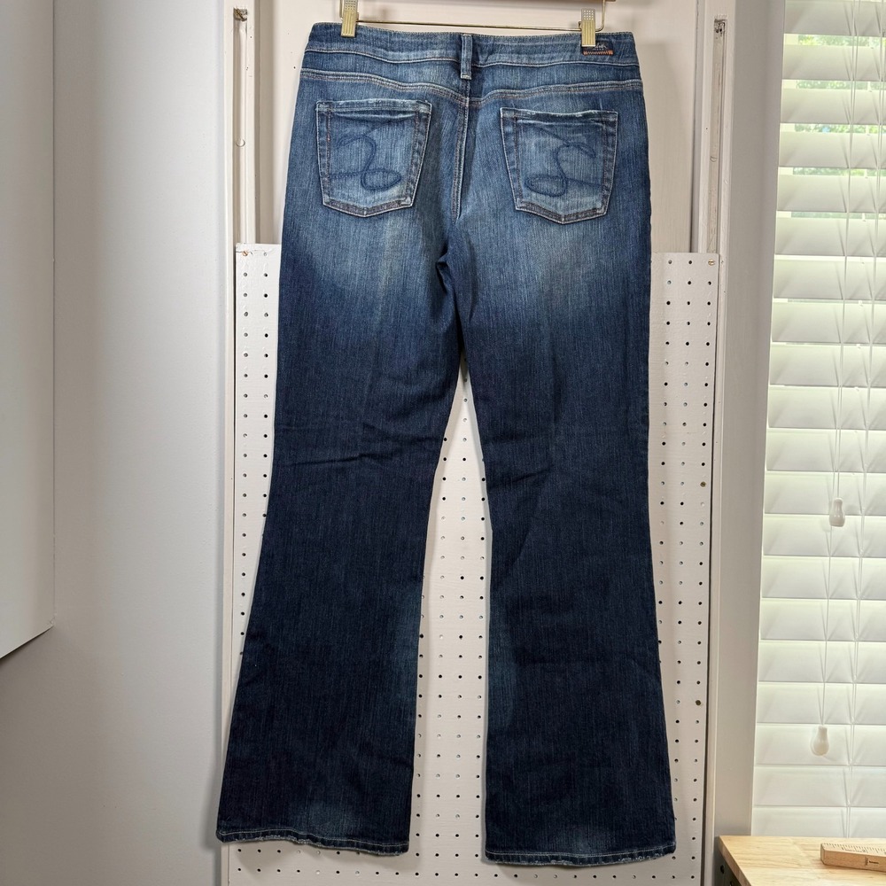 Silver Jeans Suki Bootcut Jeans Womens Blue Denim Stretch Pocket Classic - 30